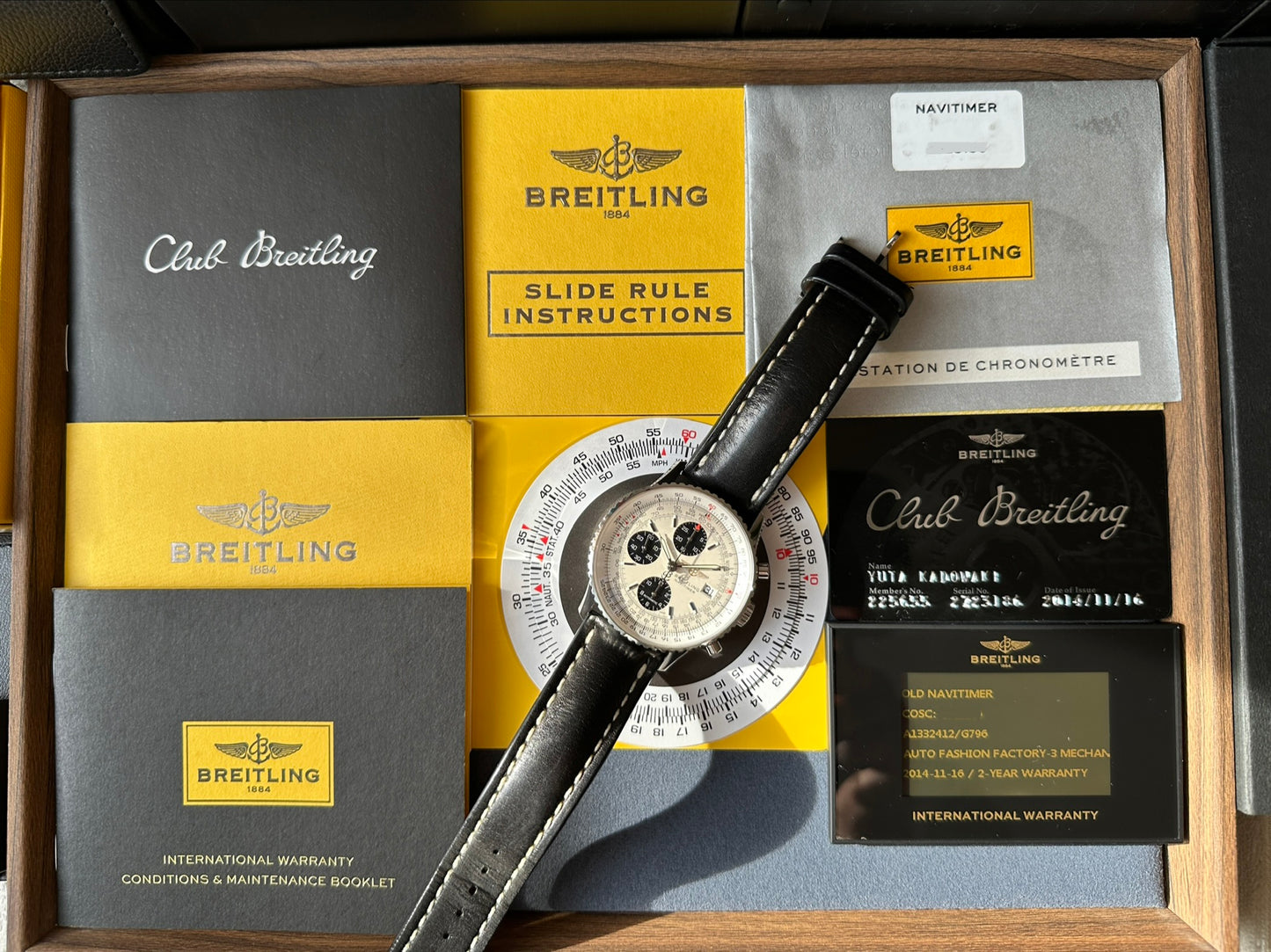 Breitling Navitimer Heritage FULL SET (Panda Dial) A1332412