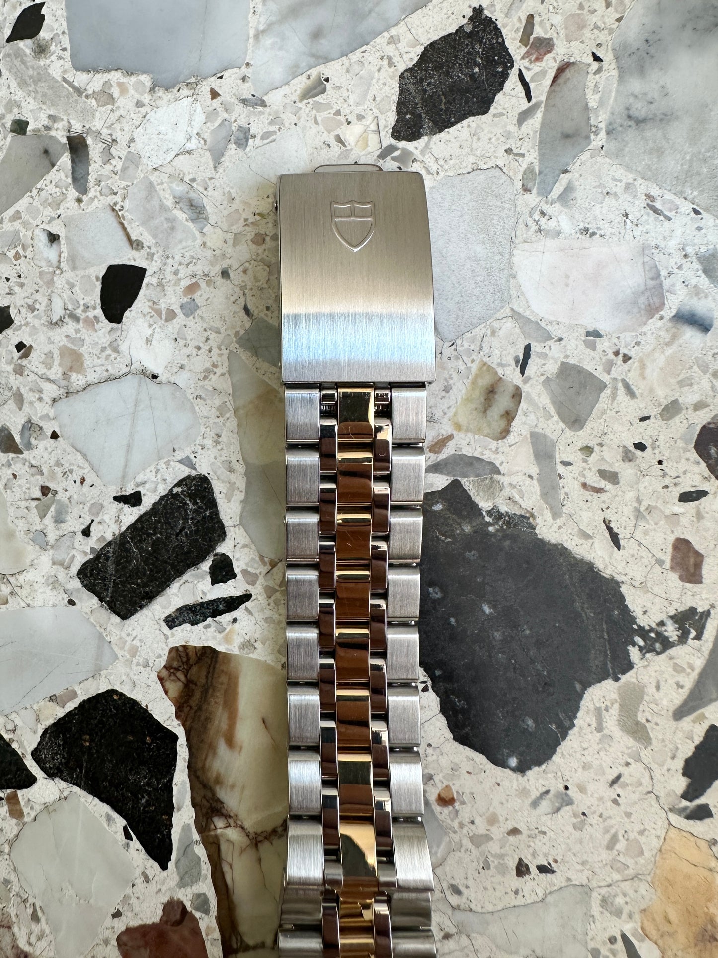 Tudor Prince Date Day (Full Set) 76213 - Gold Linen Dial