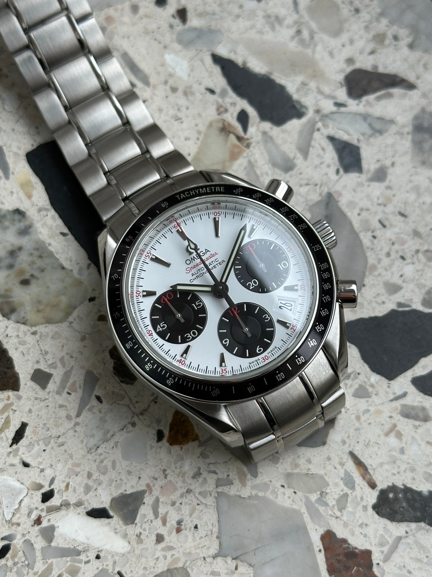 Omega Speedmaster Date - Full Set (Panda Dial) 323.30.40.40.04.001