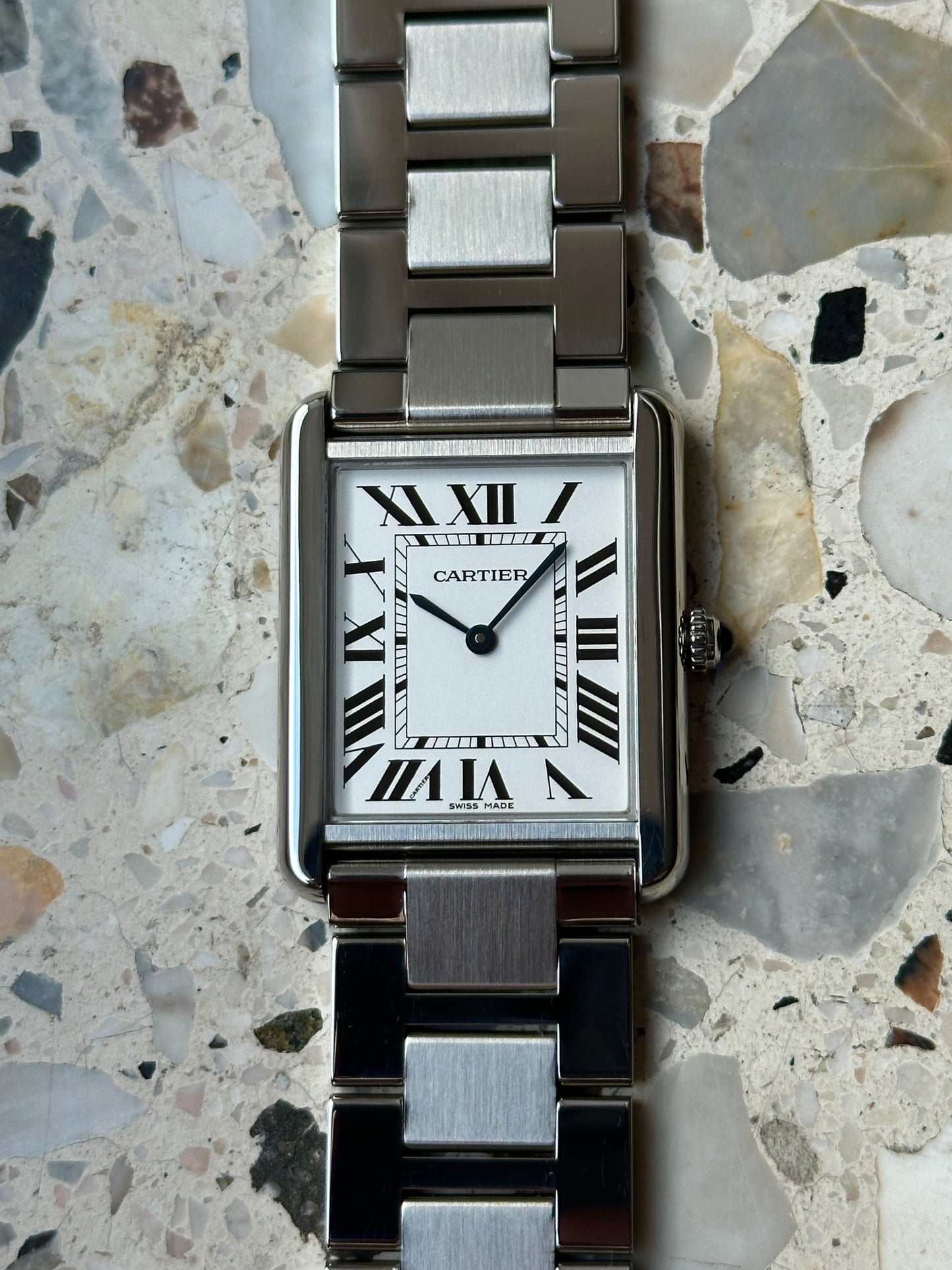 Cartier Tank Solo 3169 VOLLE Garantie 01.2029