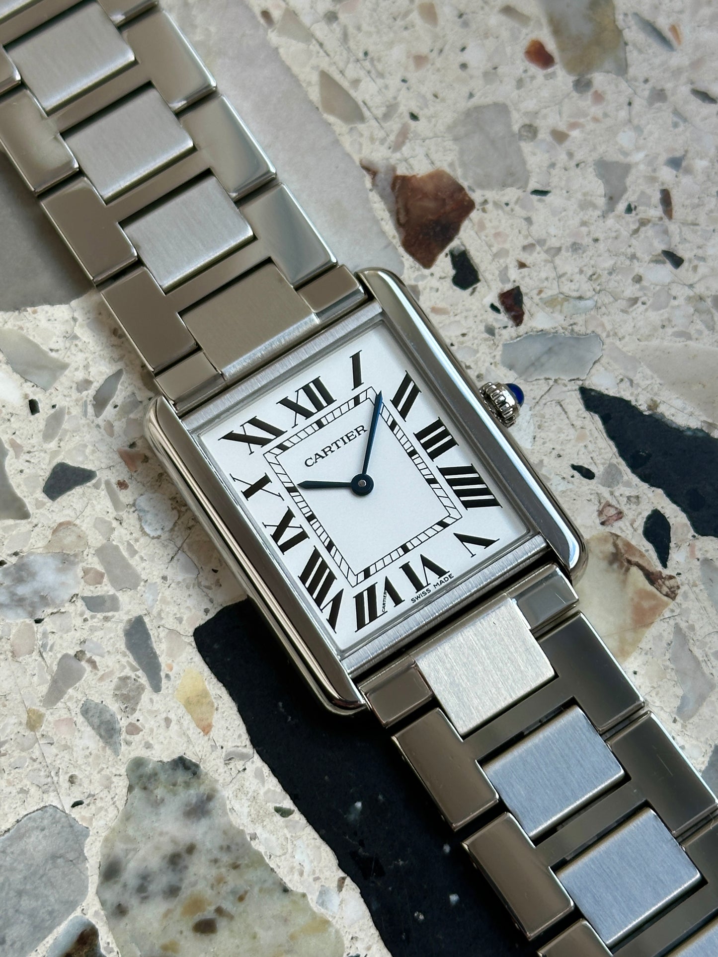 Cartier Tank Solo 3169 VOLLE Garantie 01.2029