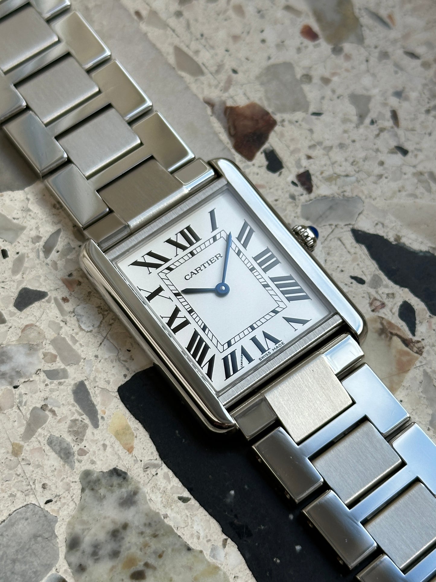 Cartier Tank Solo 3169 VOLLE Garantie 01.2029