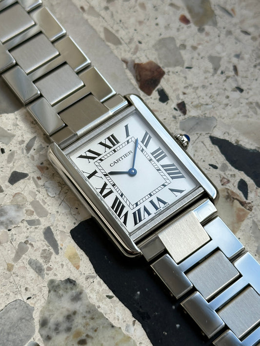 Cartier Tank Solo 3169 VOLLE Garantie 01.2029