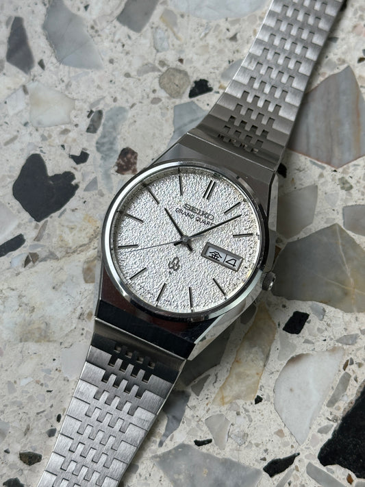 Seiko Grand Quartz 4843-8100 (Diamond Dust / Snowflake Dial)