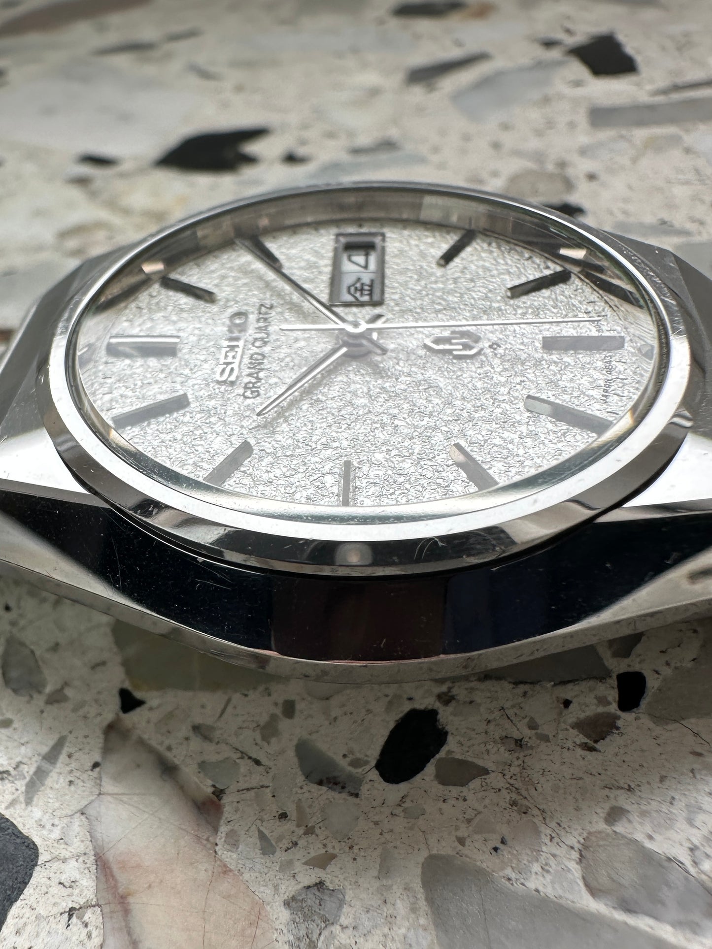 Seiko Grand Quartz 4843-8100 (Diamond Dust / Snowflake Dial)