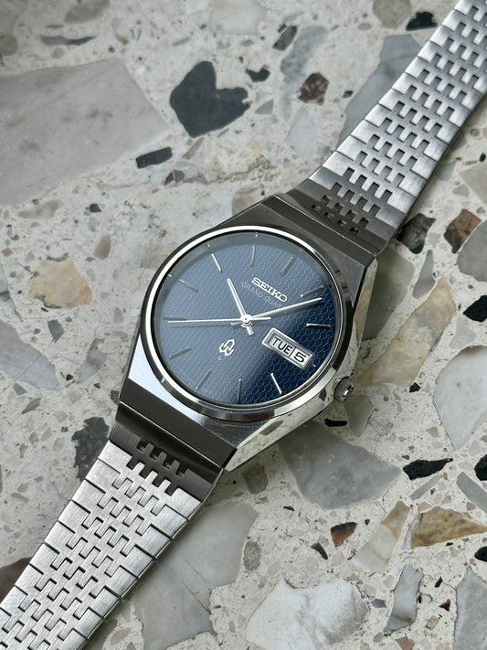 Seiko Grand Quartz 4843-8050 (blue dial)