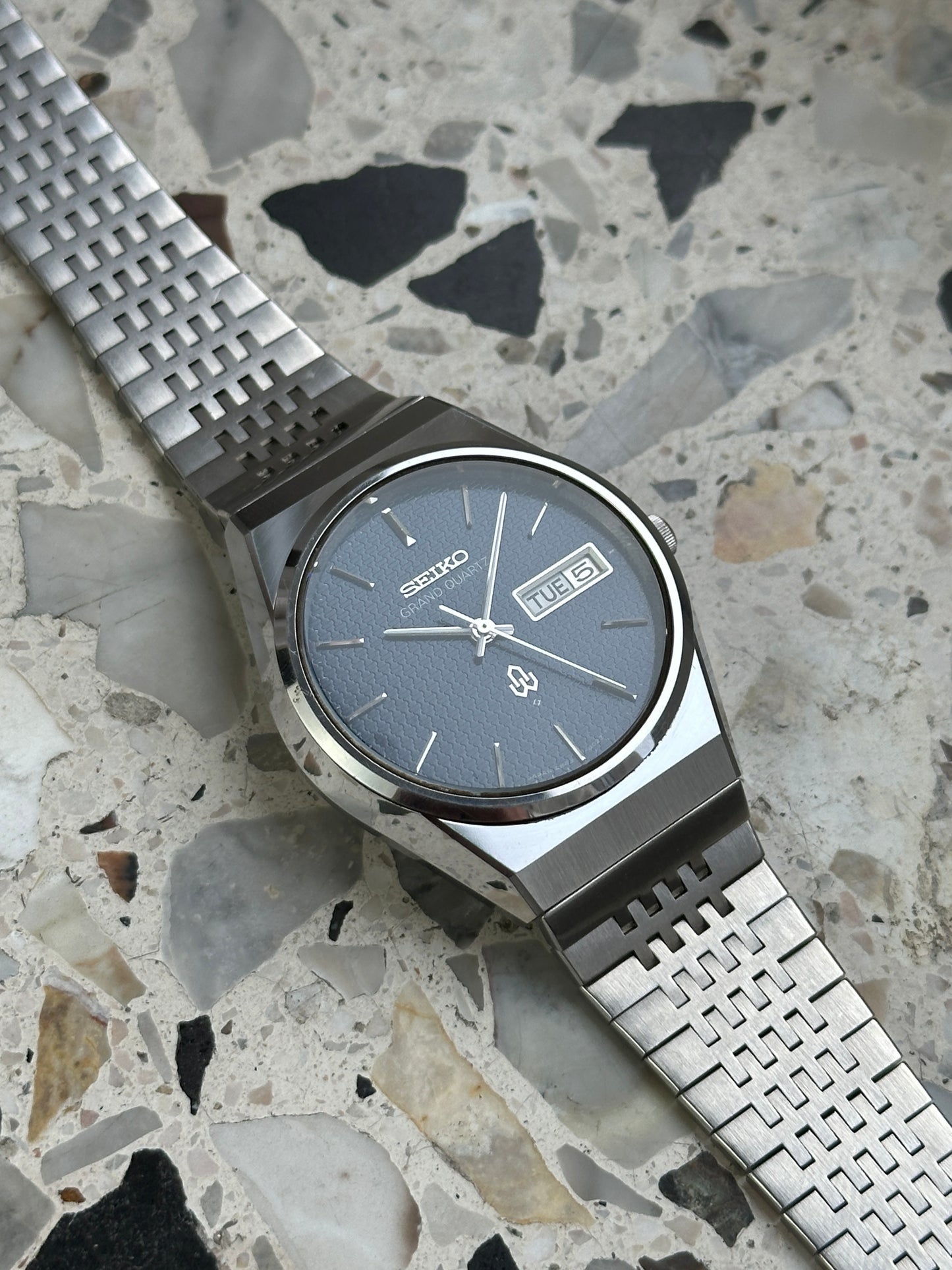 Seiko Grand Quartz 4843-8050 (blue dial)