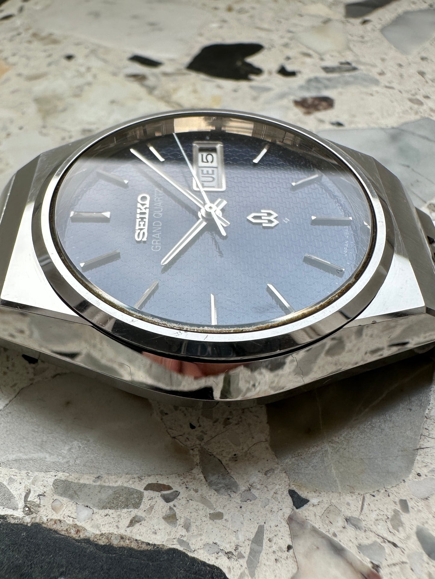 Seiko Grand Quartz 4843-8050 (blue dial)