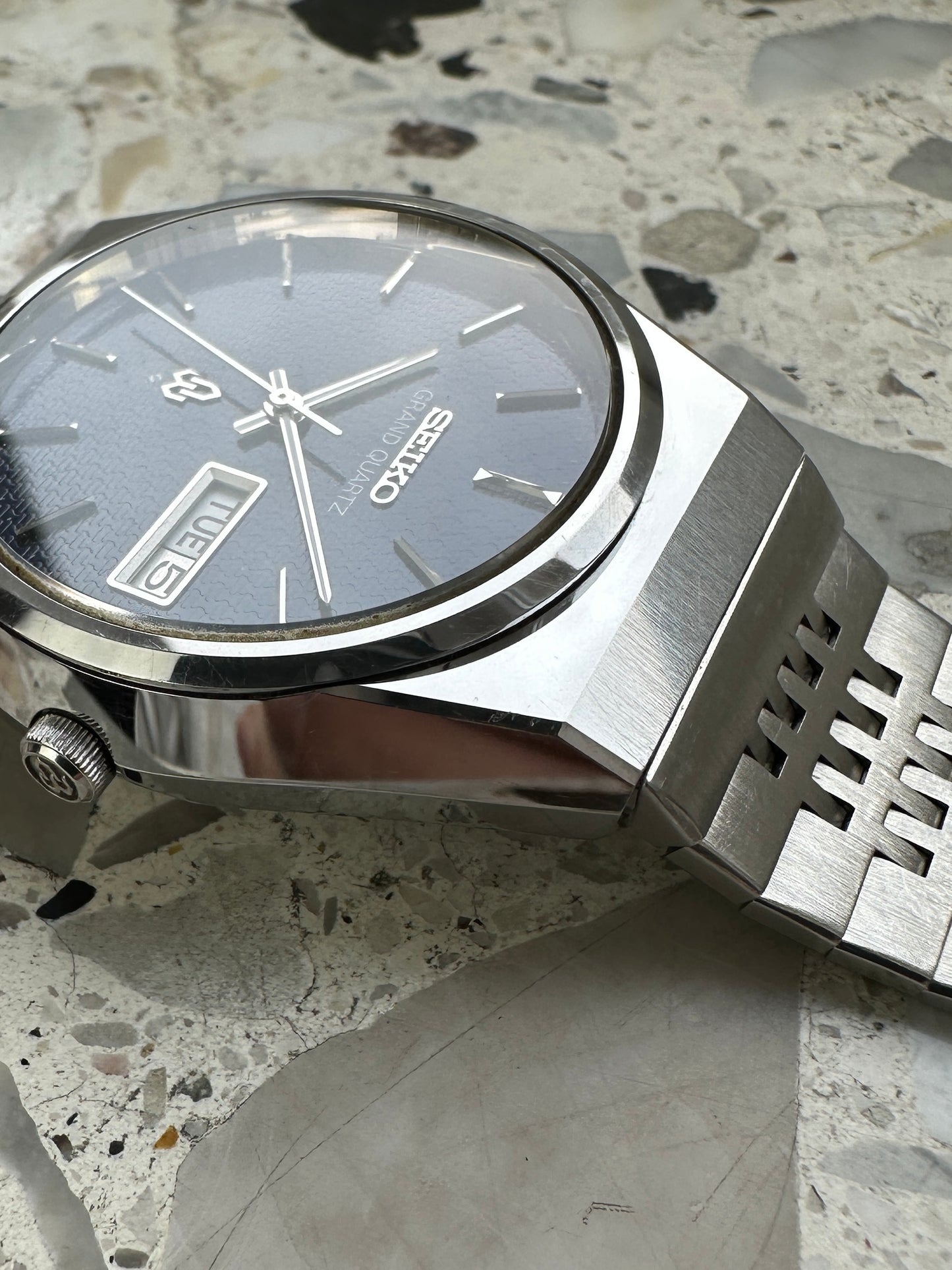 Seiko Grand Quartz 4843-8050 (blue dial)