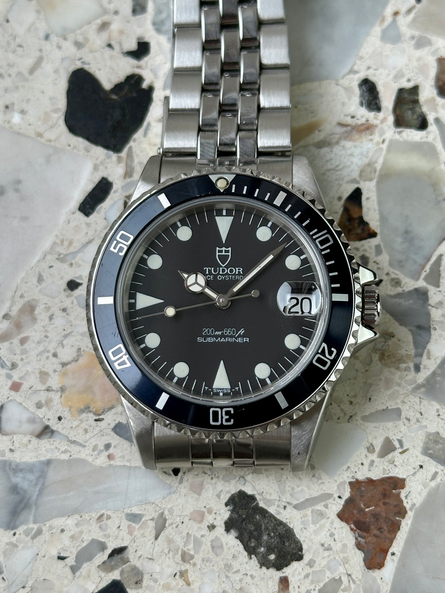 Tudor 75090 Submariner SERVICED (Rolex Case & Crown) FULL SET