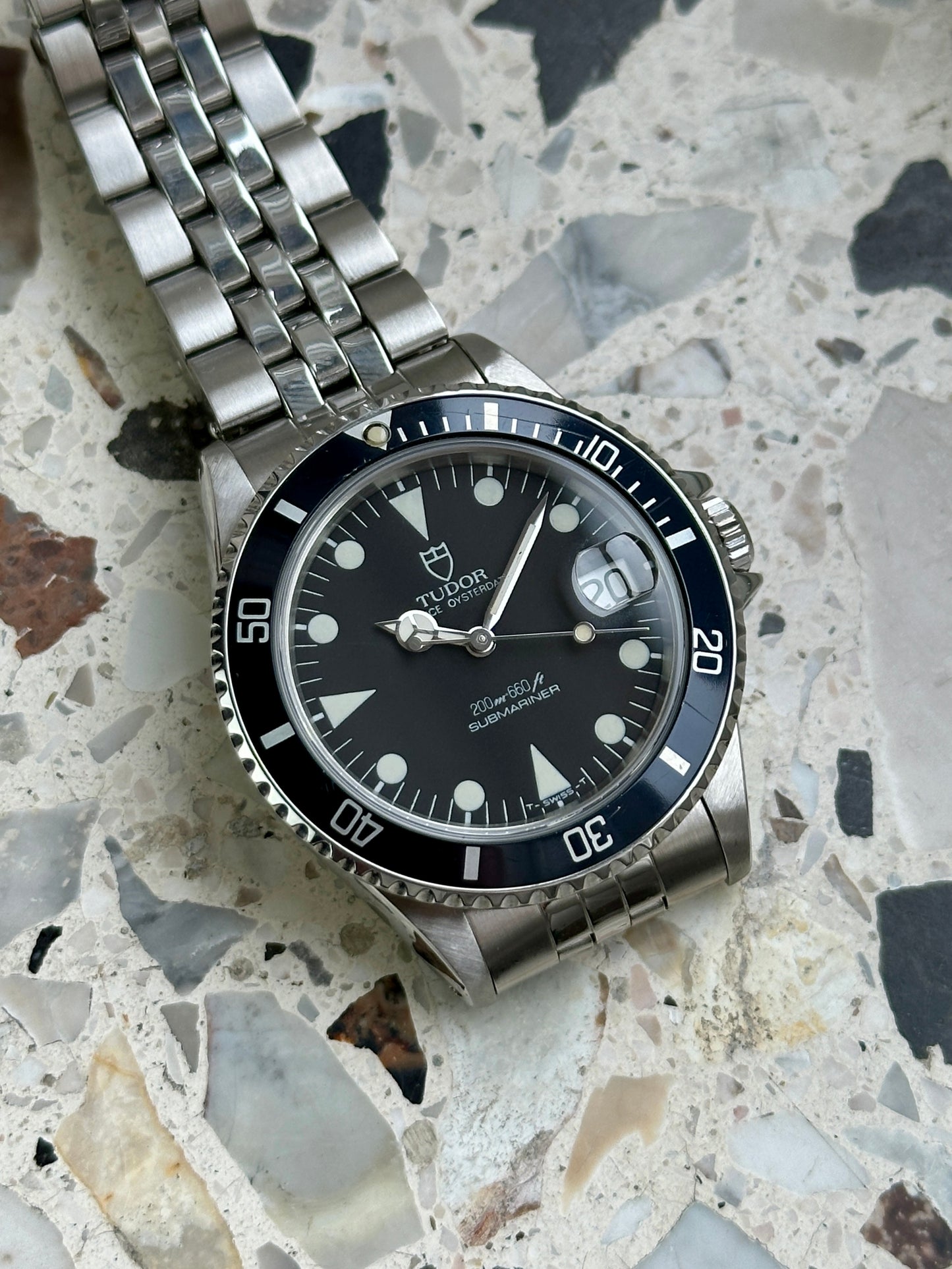 Tudor 75090 Submariner SERVICED (Rolex Case & Crown) FULL SET