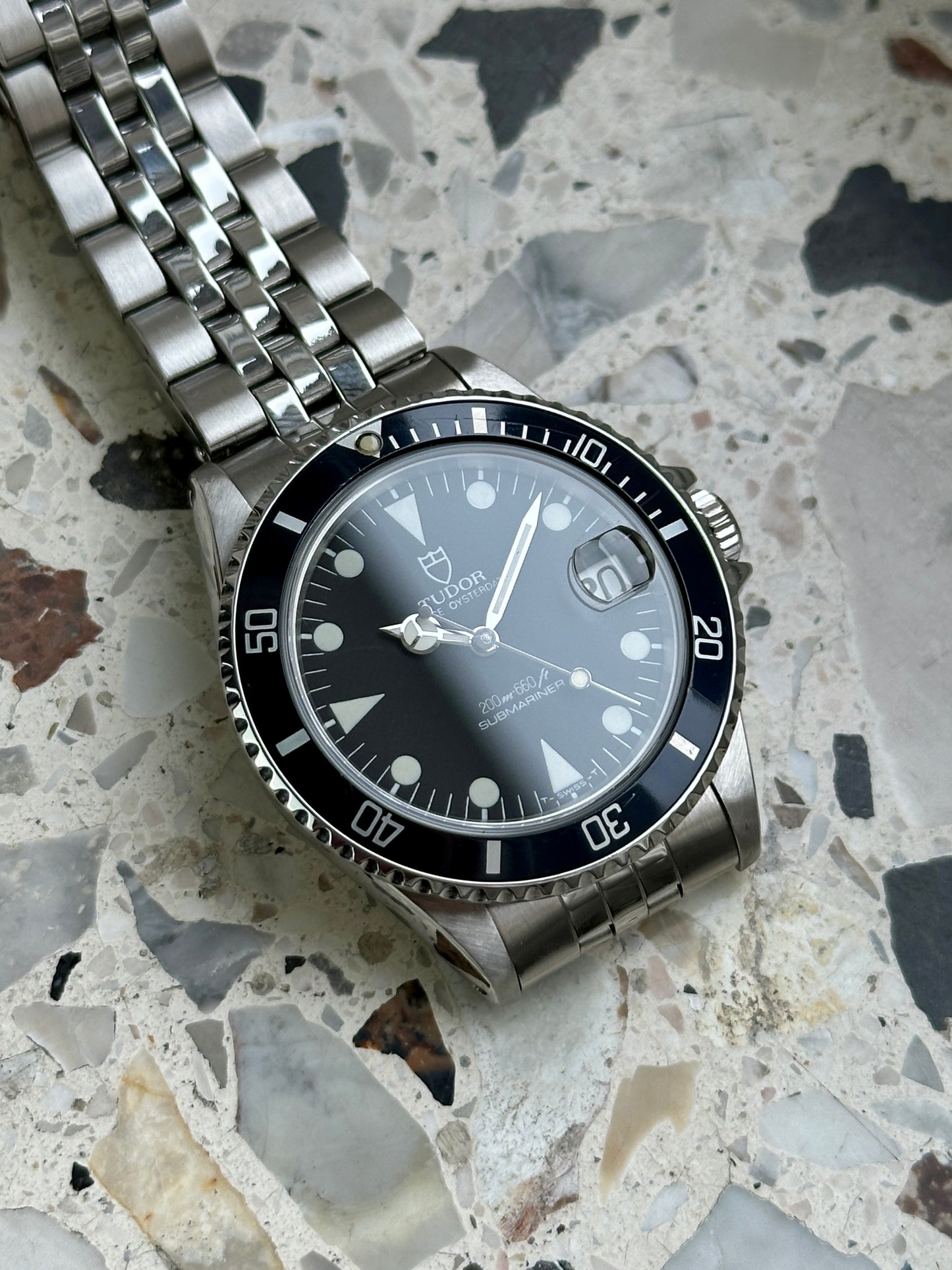 Tudor 75090 Submariner SERVICED (Rolex Case & Crown) FULL SET