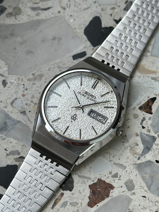 Seiko Grand Quartz 4843-8100 (Diamond Dust / Snowflake)