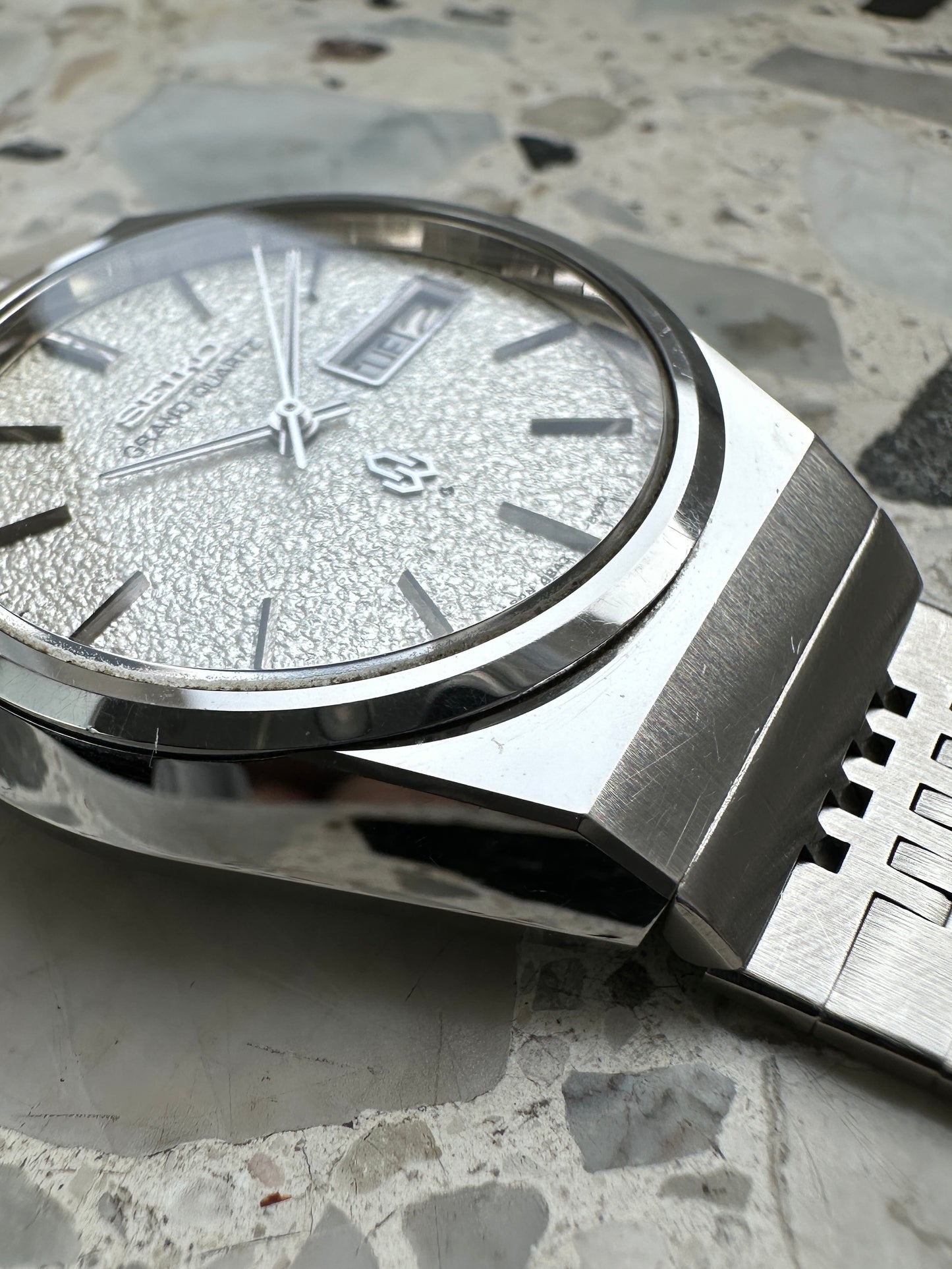 Seiko Grand Quartz 4843-8100 (Diamond Dust / Snowflake)