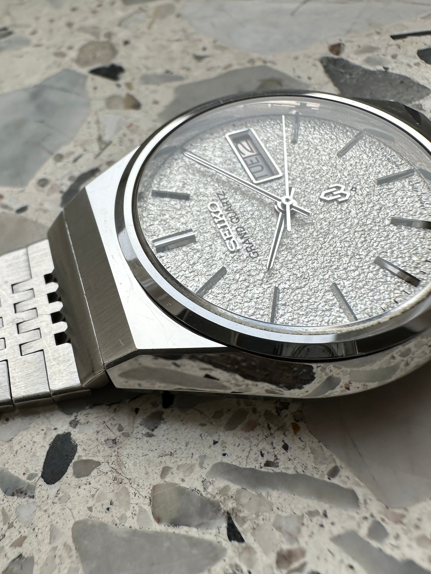 Seiko Grand Quartz 4843-8100 (Diamond Dust / Snowflake)