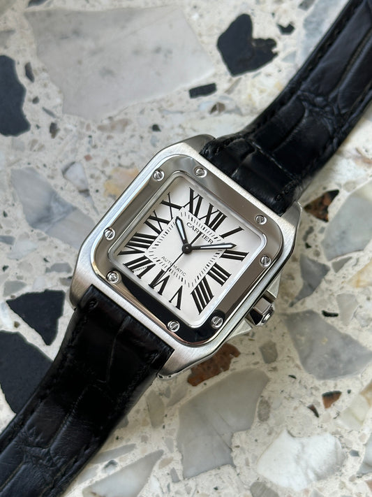 Cartier Santos 100 - 2878 (Box & Paper) W20126X8