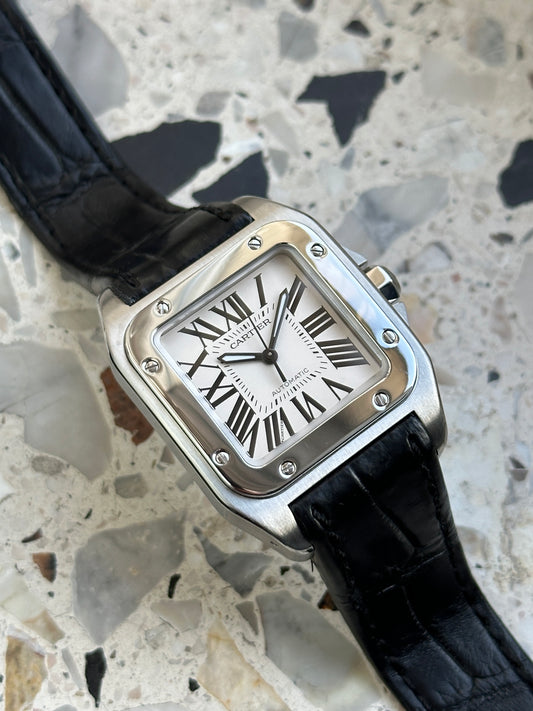 Cartier Santos 100 - 2878 (Box & Paper) W20126X8