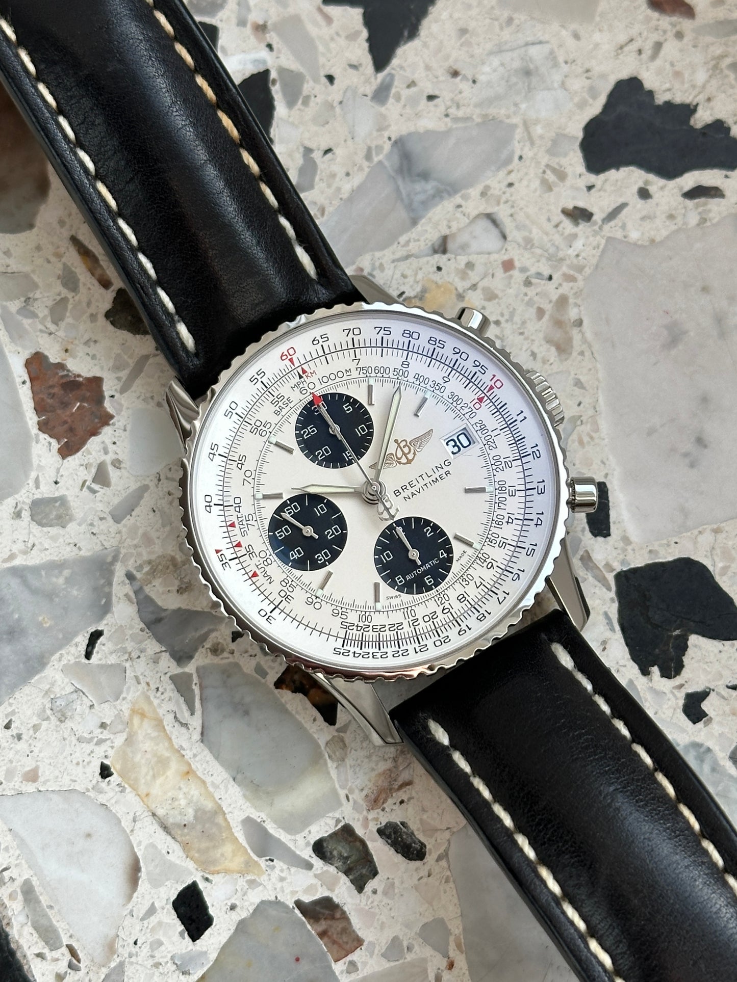 Breitling Navitimer Heritage FULL SET (Panda Dial) A1332412