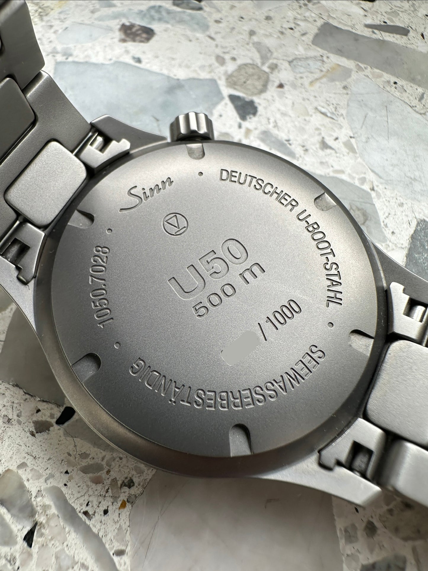 Sinn U50 DS Box & Paper (like NEW) limited Edition