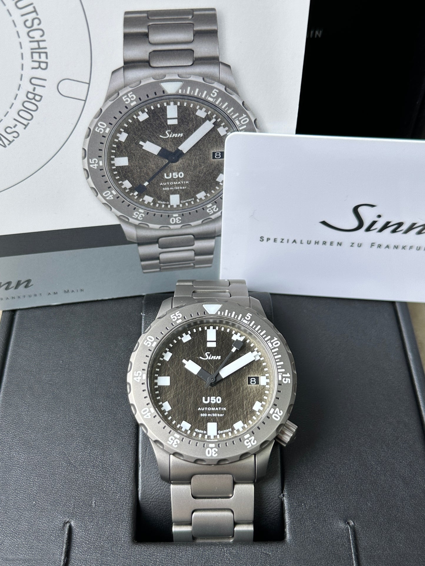 Sinn U50 DS Box & Paper (like NEW) limited Edition