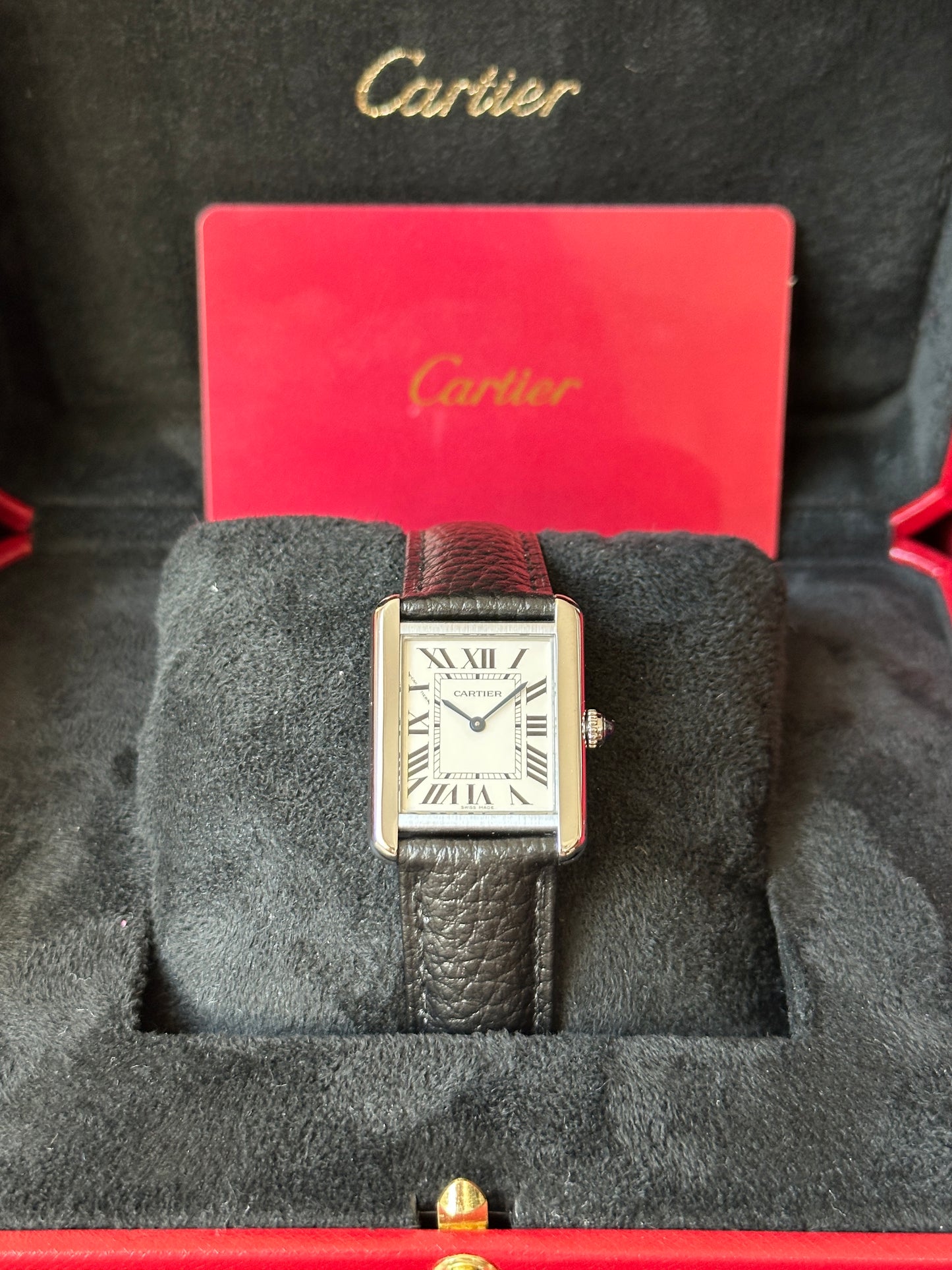 Cartier Tank Solo (Full Guaranty 04.2029) 3170 WSTA0030