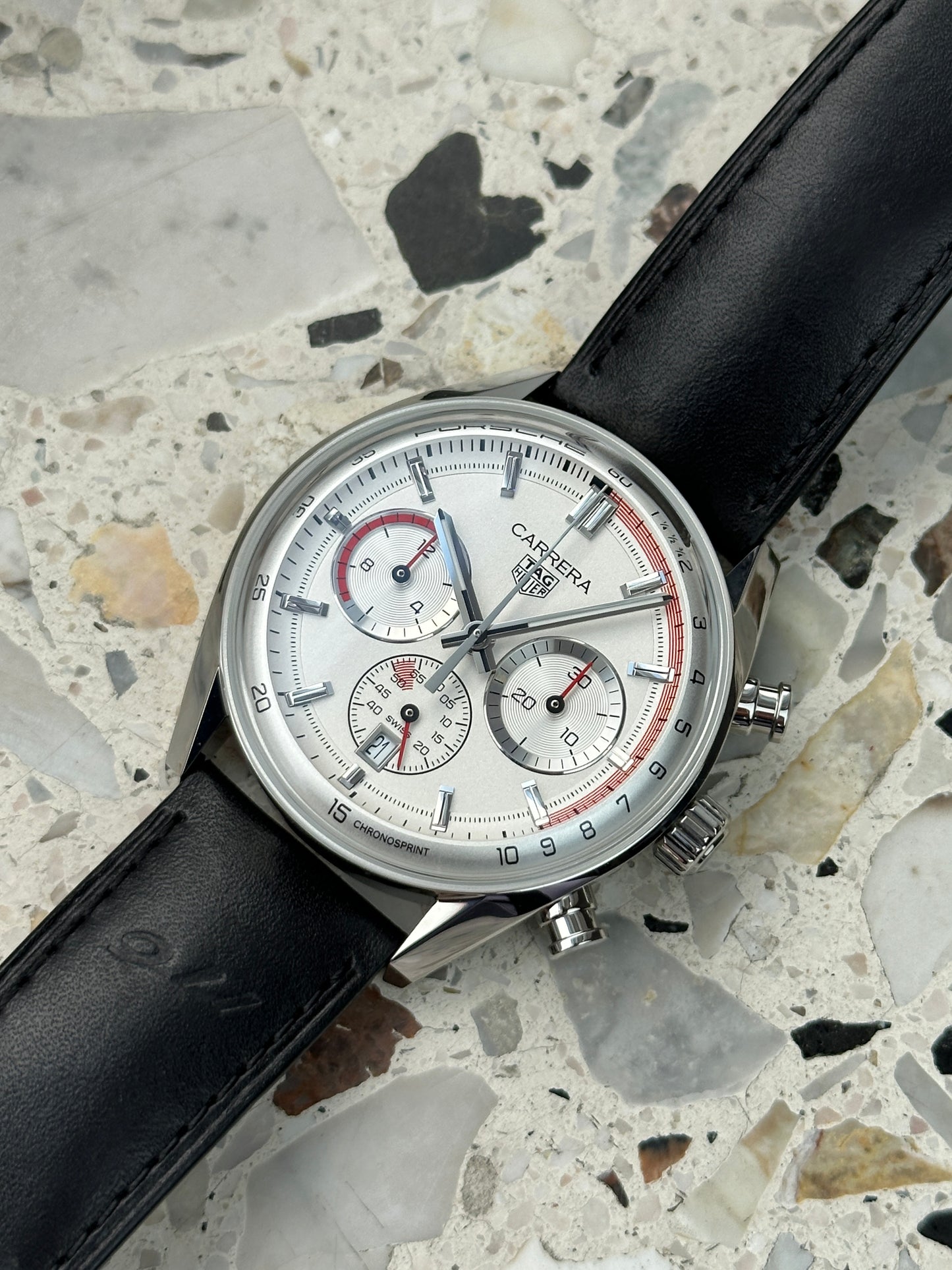 Tag Heuer Carrera (FULL Guaranty 09.2028) Chronosprint X Porsche