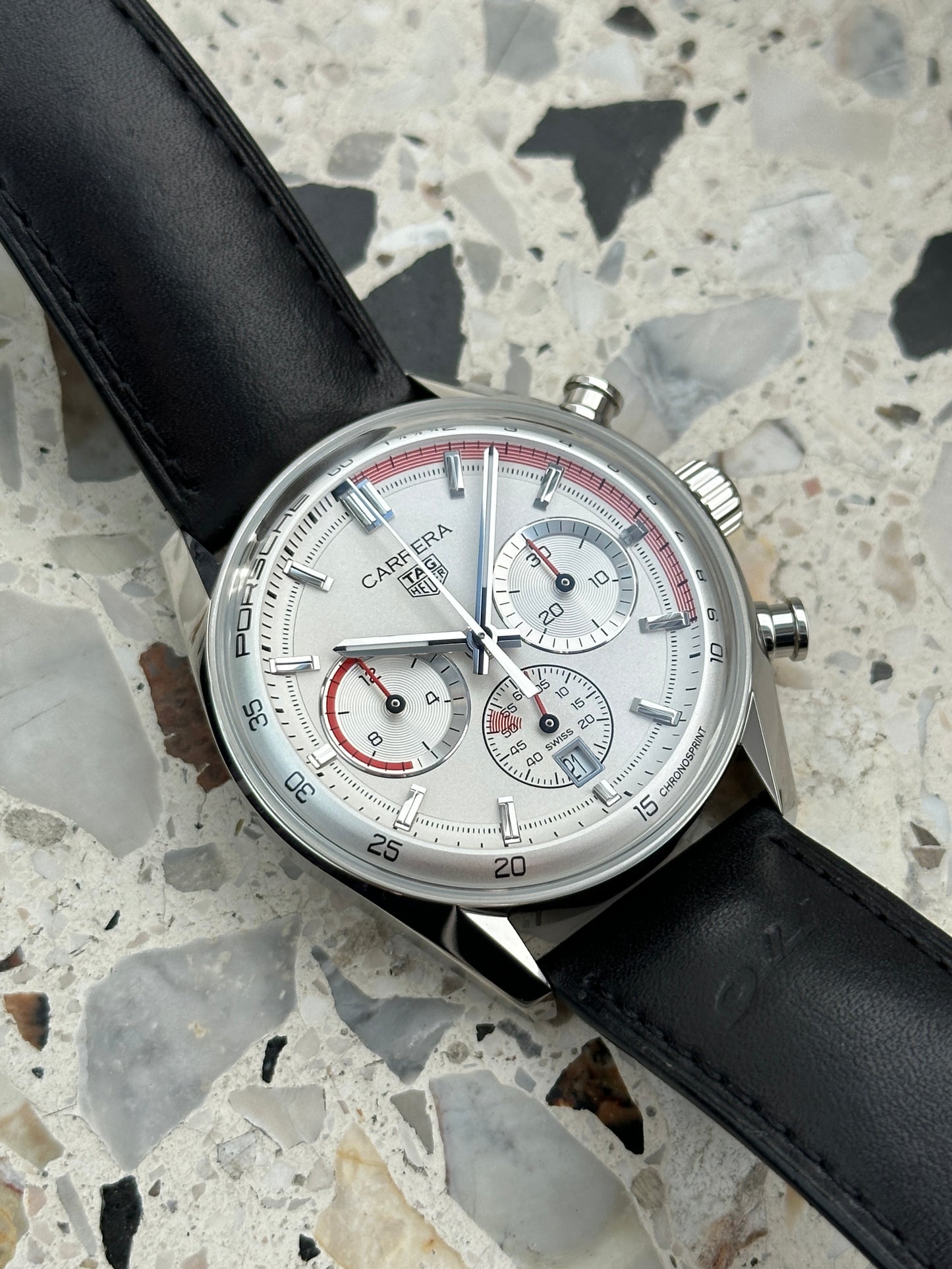 Tag Heuer Carrera (FULL Guaranty 09.2028) Chronosprint X Porsche