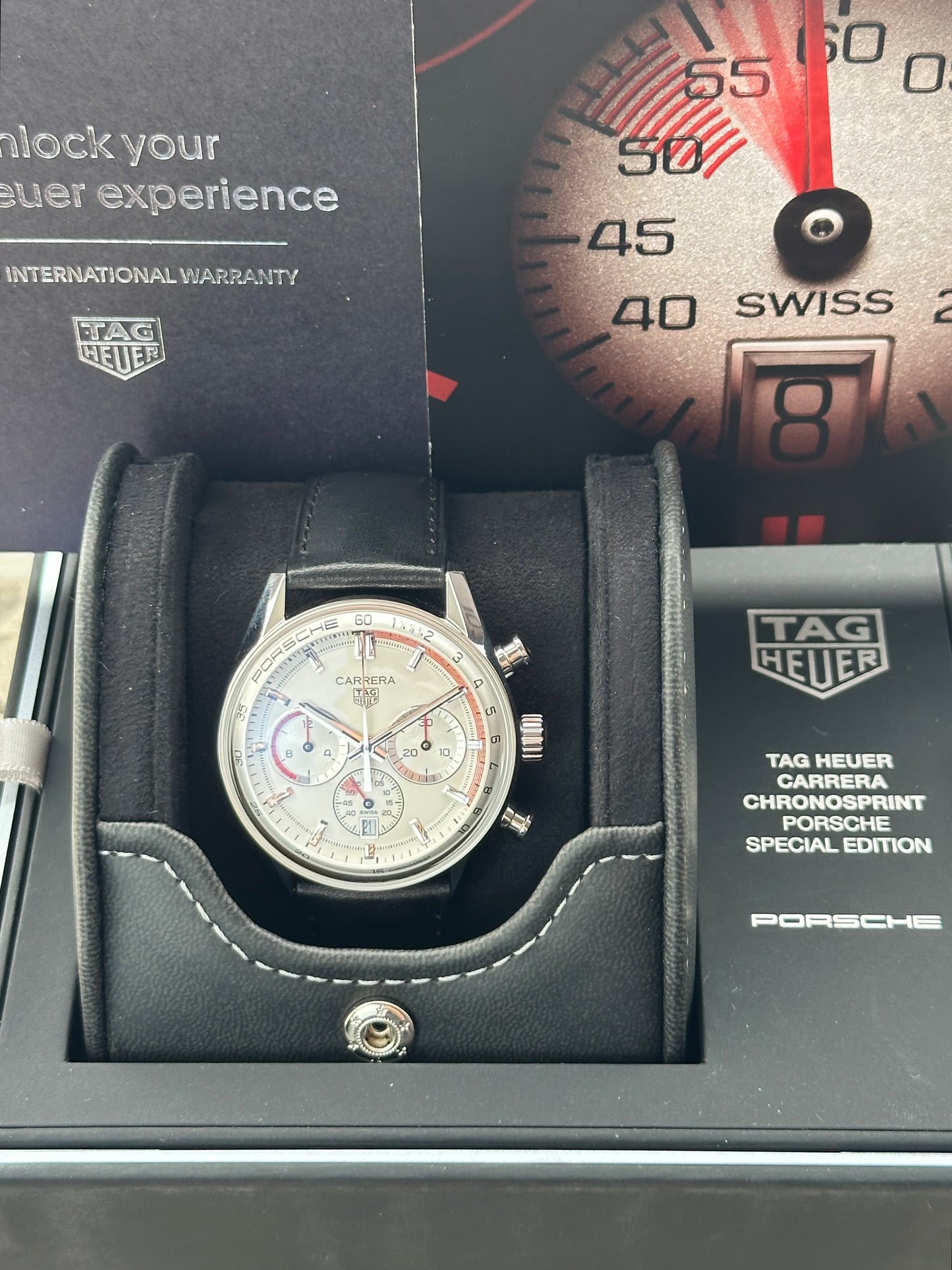 Tag Heuer Carrera (FULL Guaranty 09.2028) Chronosprint X Porsche