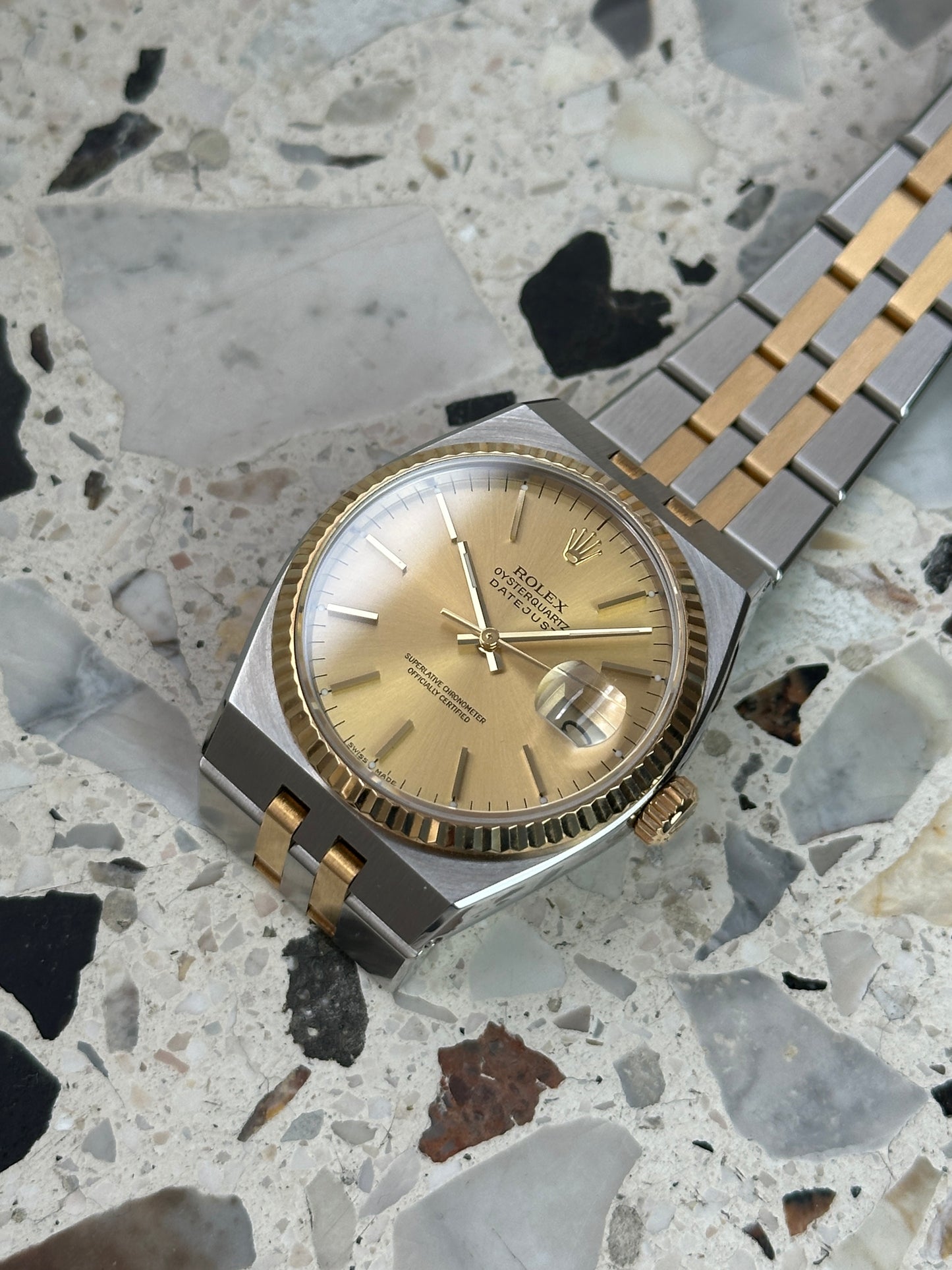 Rolex Oysterquartz Datejust Two-Tone (FULL SET) 17013