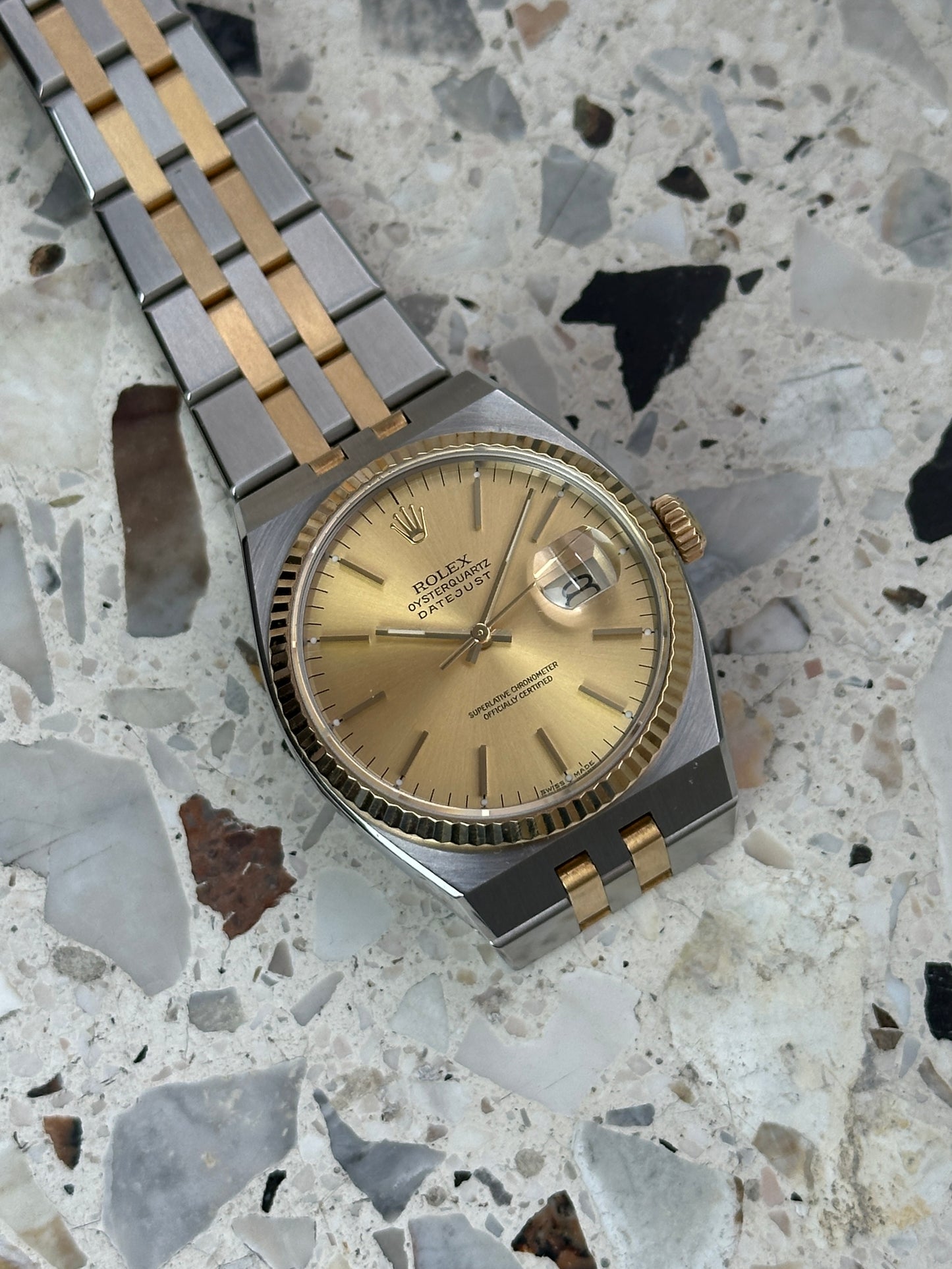 Rolex Oysterquartz Datejust Two-Tone (FULL SET) 17013