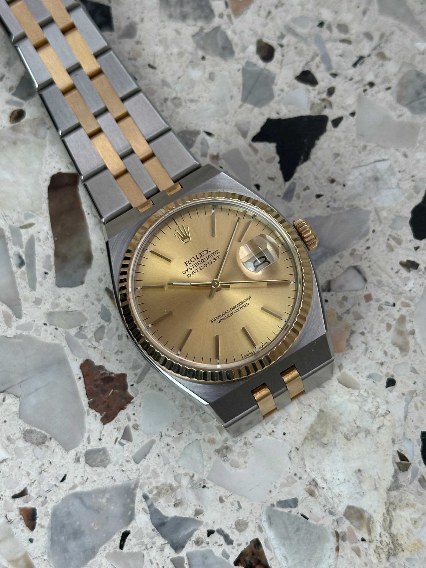 Rolex Oysterquartz Datejust Two-Tone (FULL SET) 17013