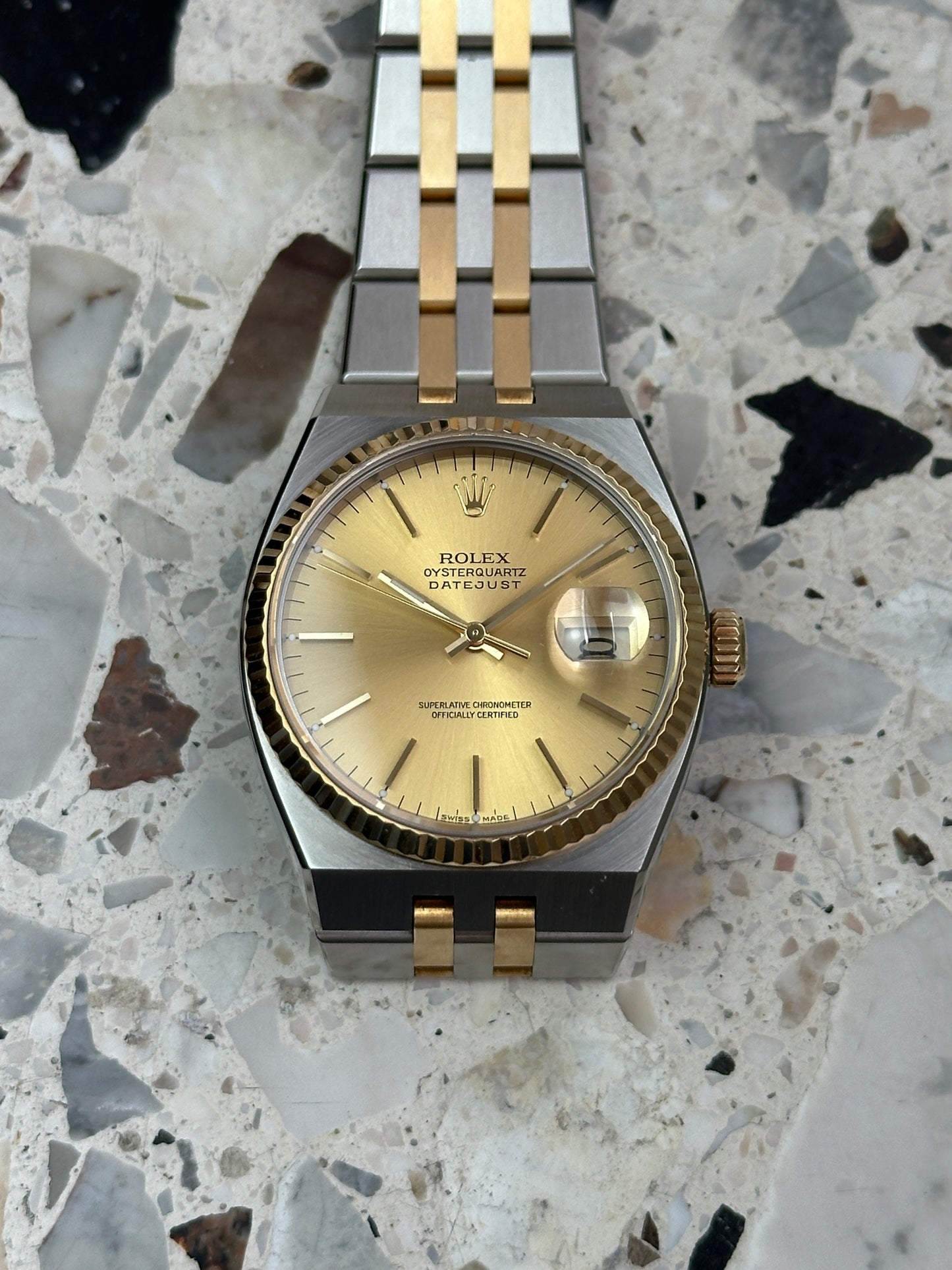 Rolex Oysterquartz Datejust Two-Tone (FULL SET) 17013