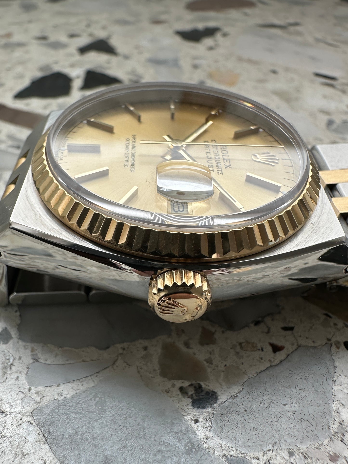 Rolex Oysterquartz Datejust Two-Tone (FULL SET) 17013