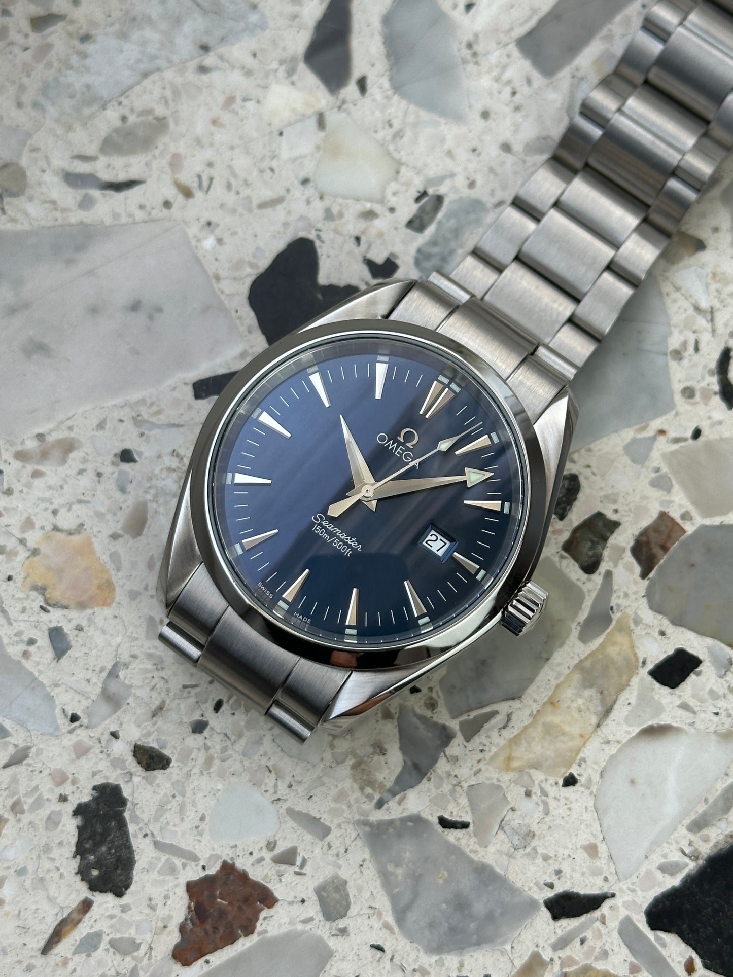 Omega Seamaster 2517.80 Aqua Terra (Blue Dial)