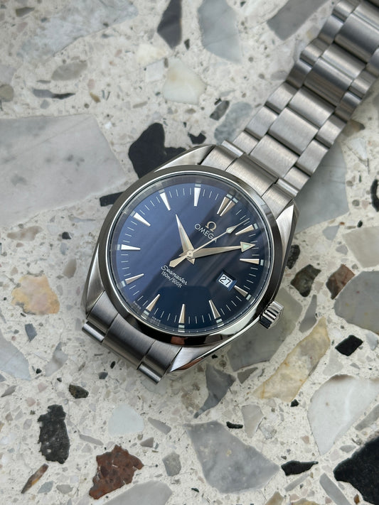 Omega Seamaster 2517.80 Aqua Terra (Blue Dial)
