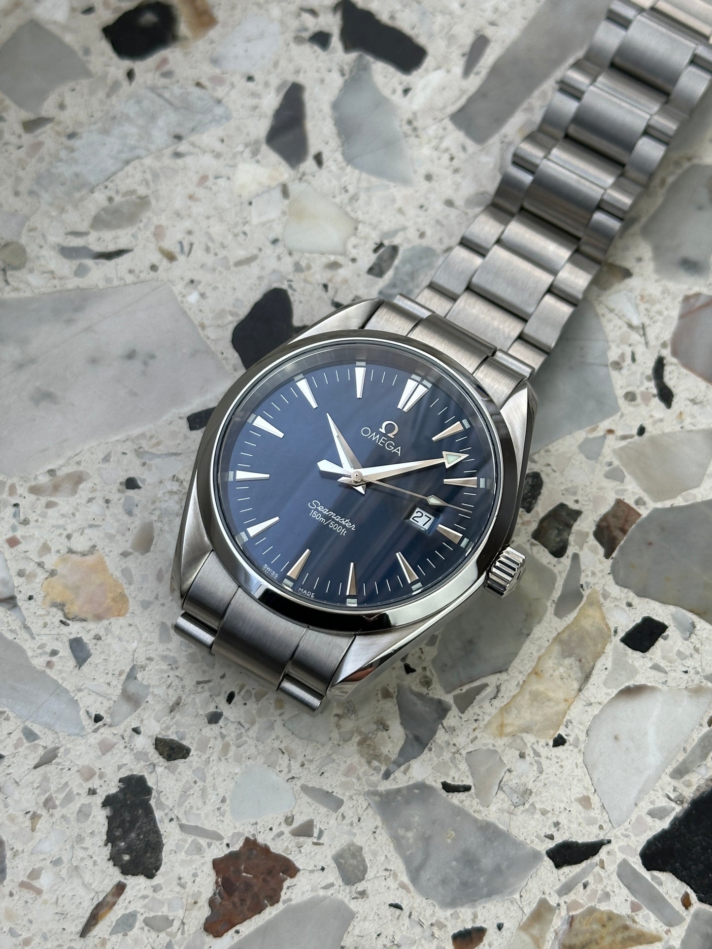 Omega Seamaster 2517.80 Aqua Terra (Blue Dial)