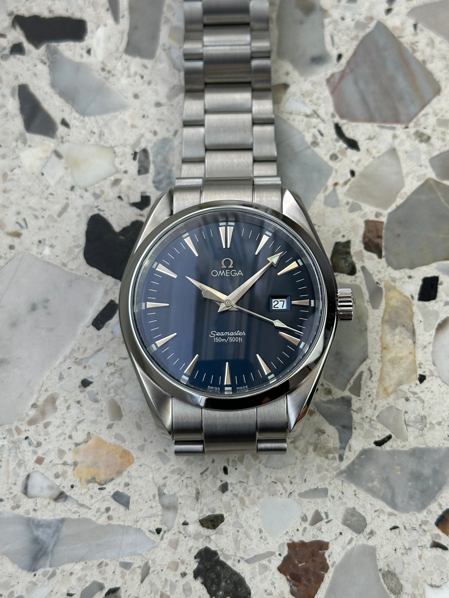 Omega Seamaster 2517.80 Aqua Terra (Blue Dial)