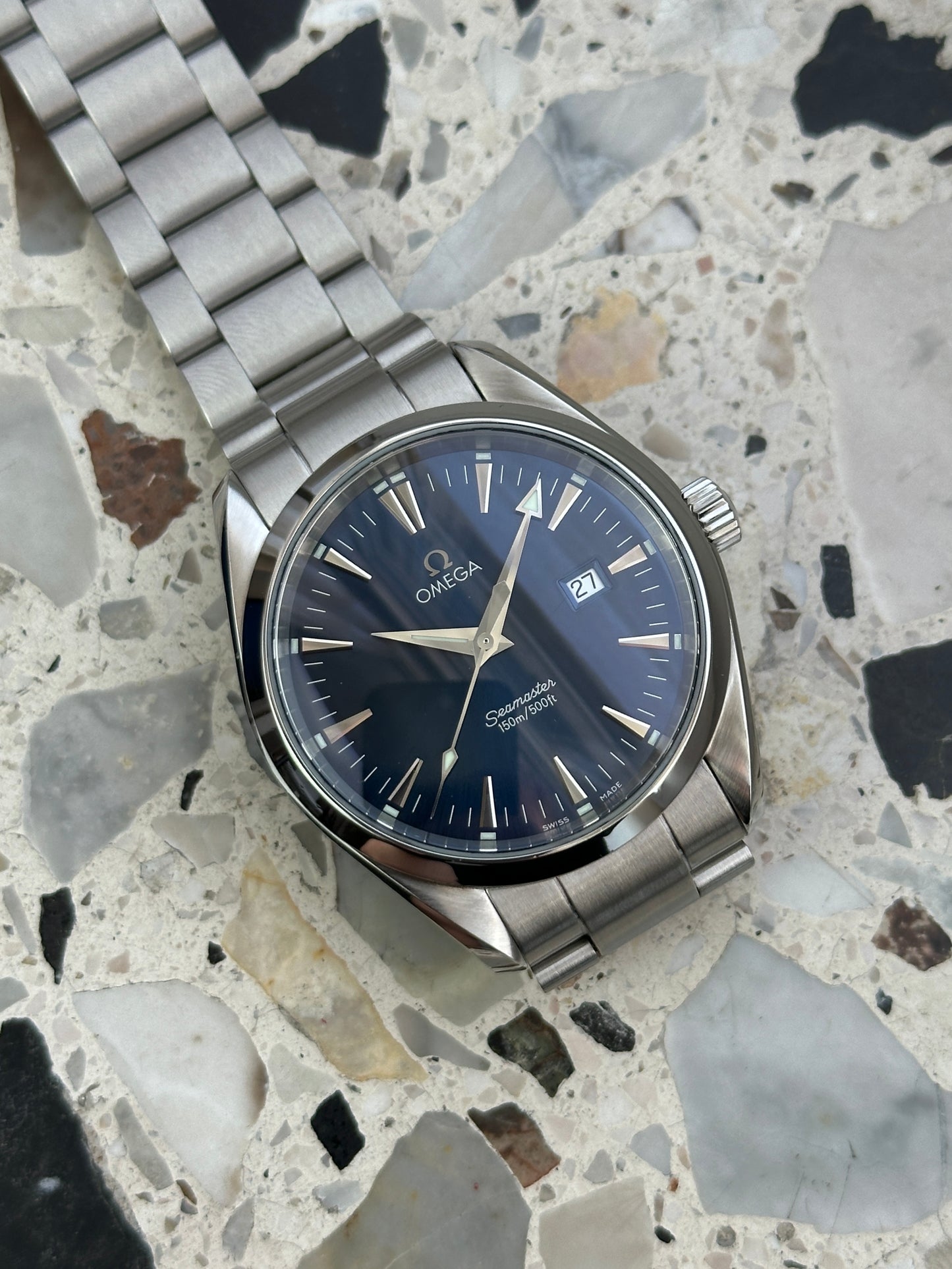 Omega Seamaster 2517.80 Aqua Terra (Blue Dial)
