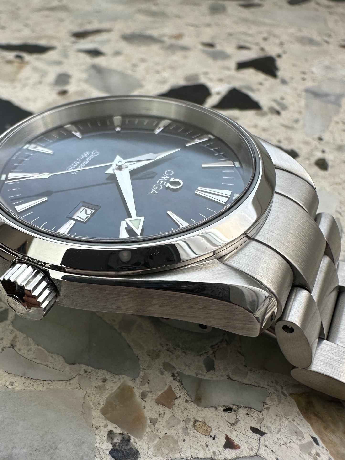 Omega Seamaster 2517.80 Aqua Terra (Blue Dial)