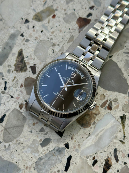 Tudor Prince Date Day (Full Set) 76214 - Black Dial