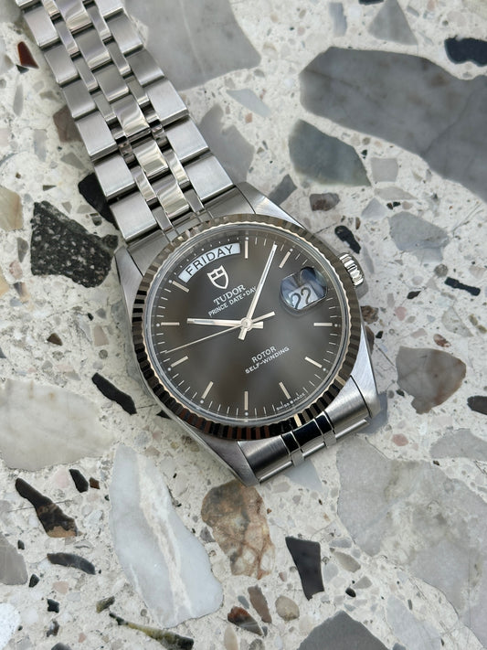 Tudor Prince Date Day (Full Set) 76214 - Black Dial