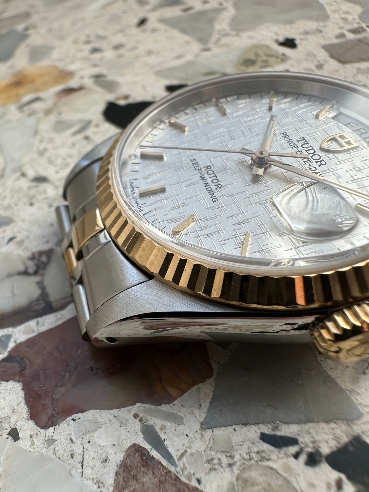 Tudor Prince Date Day (Full Set) 76213 - White Linen Dial