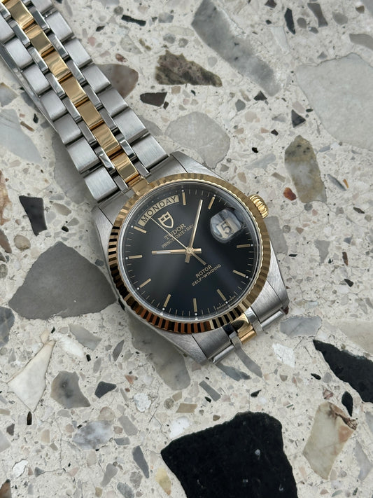 Tudor Prince Date Day (Full Set) 76213 - black dial