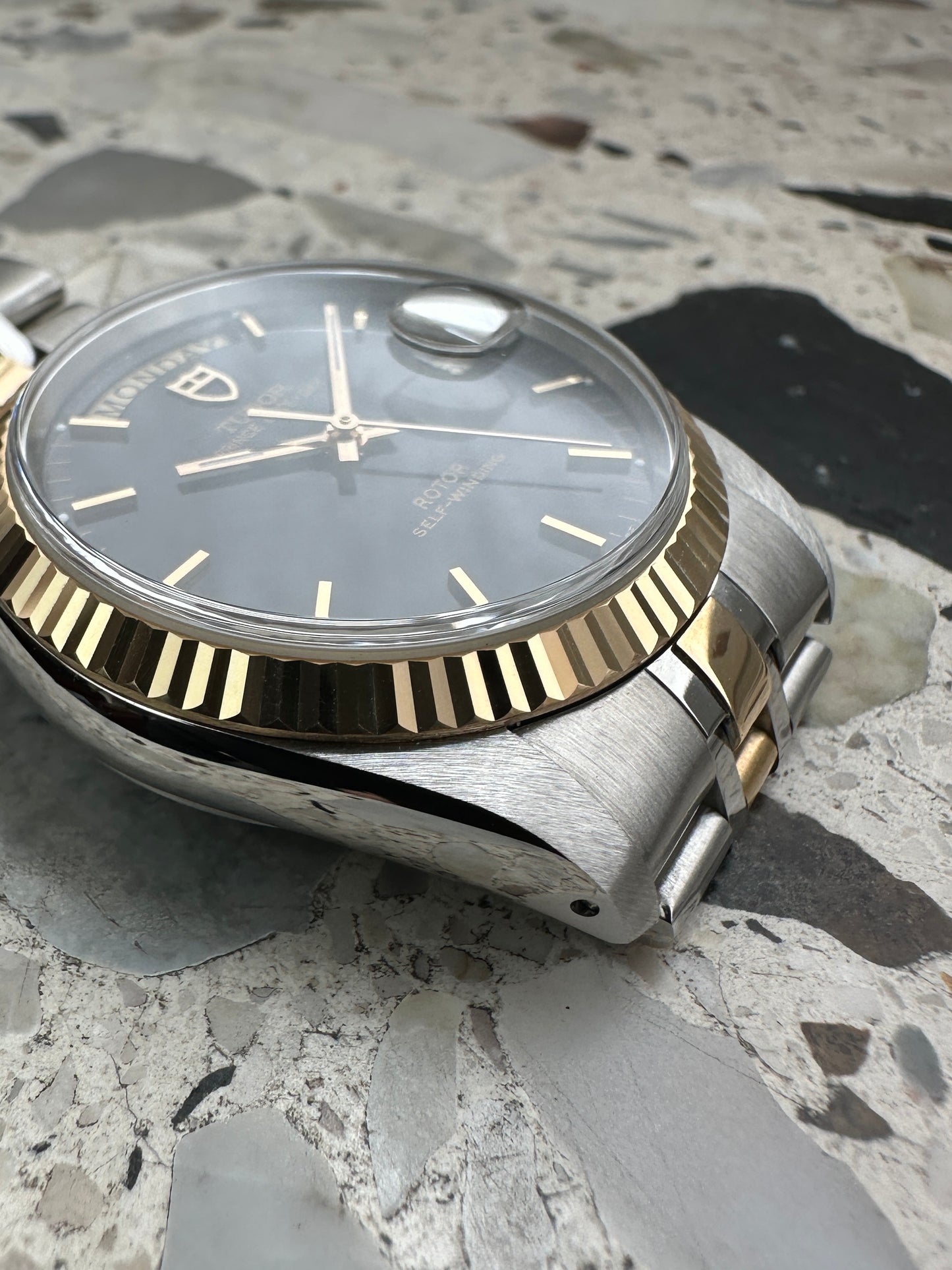 Tudor Prince Date Day (Full Set) 76213 - black dial