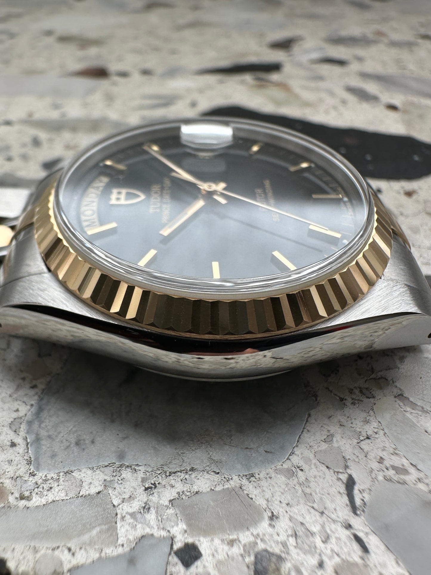 Tudor Prince Date Day (Full Set) 76213 - black dial