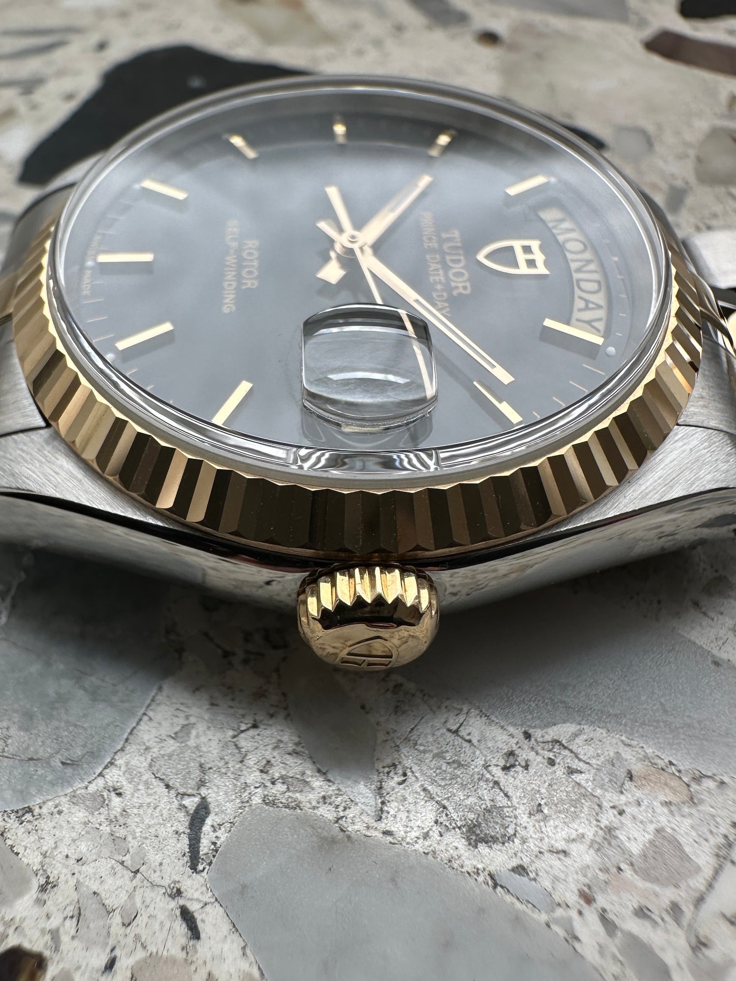Tudor Prince Date Day (Full Set) 76213 - black dial