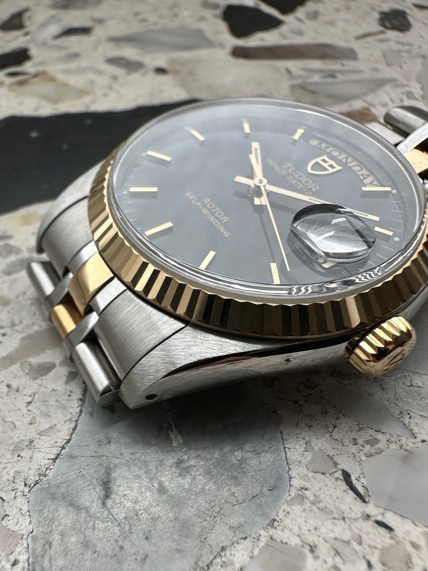 Tudor Prince Date Day (Full Set) 76213 - black dial