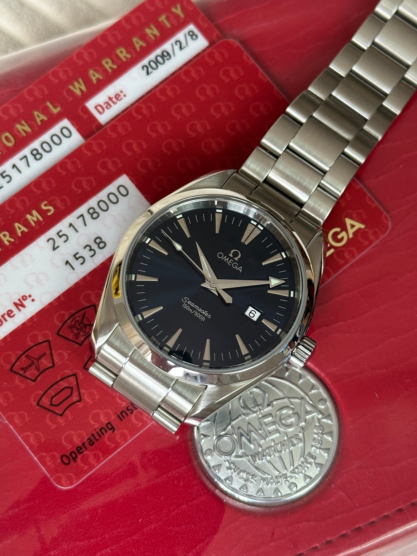 Omega Seamaster (Full Set) Aqua Terra 2517.80 - Full Set