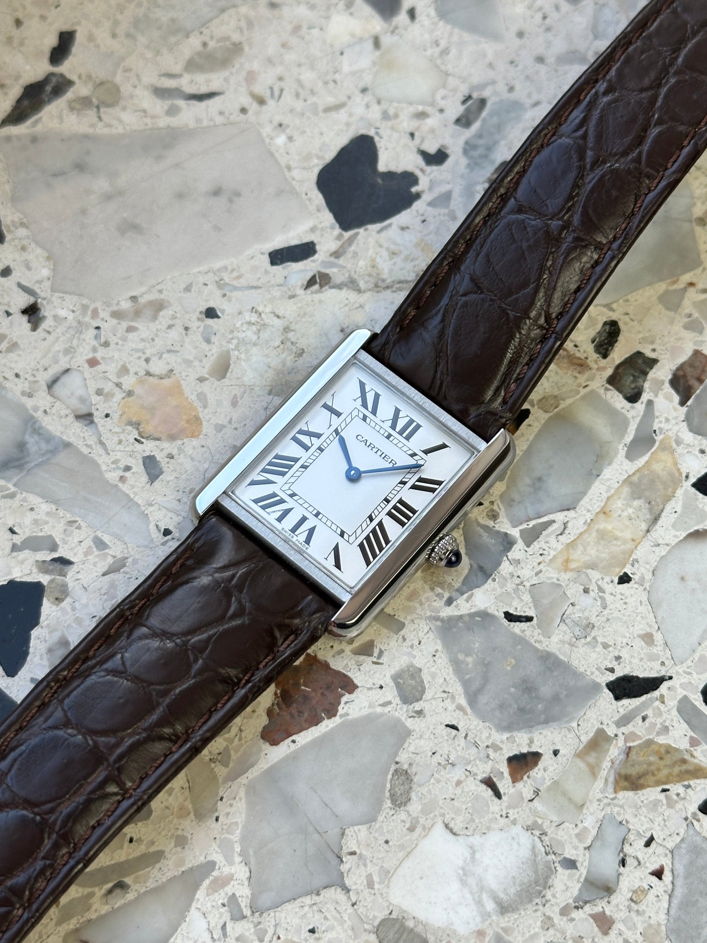 Cartier Tank Solo 3169 (Cartier Garantie 04.2028) WSTA0028 - Box & Papers