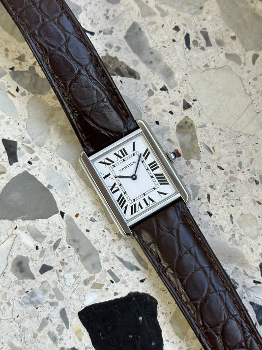 Cartier Tank Solo 3169 (Cartier Garantie 04.2028) WSTA0028 - Box & Papers